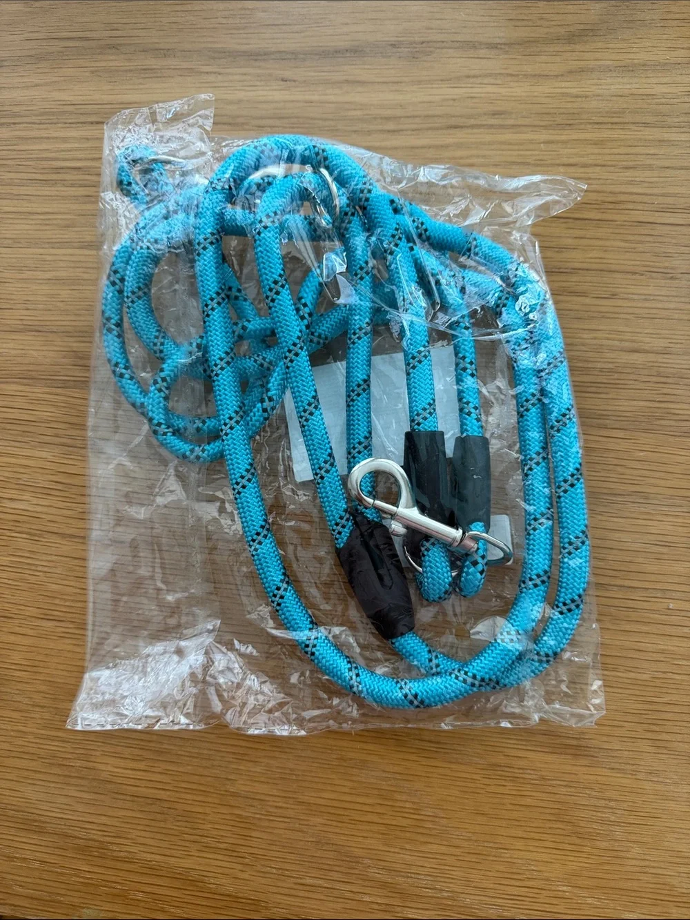 Blue Reflective Rope Dog Hands Free Leash - Durable Pet Lead